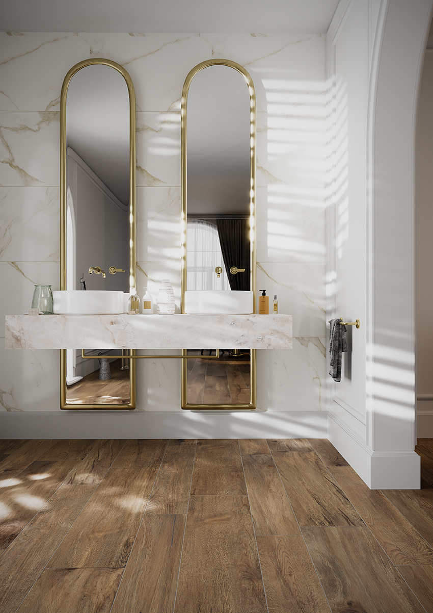 wood effect porcelain tiles