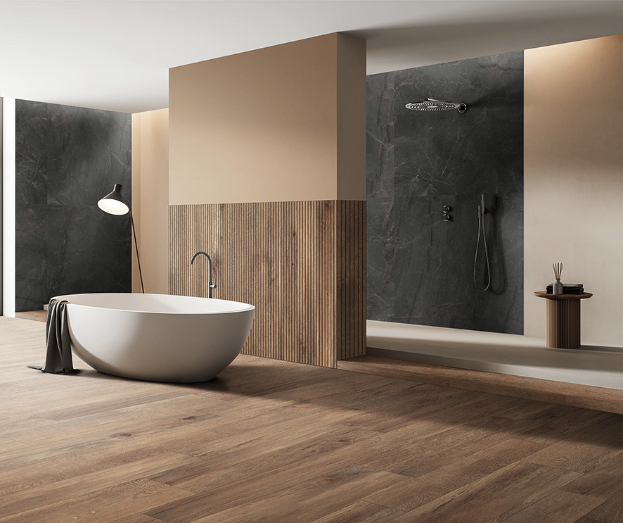 wood effect porcelain tiles