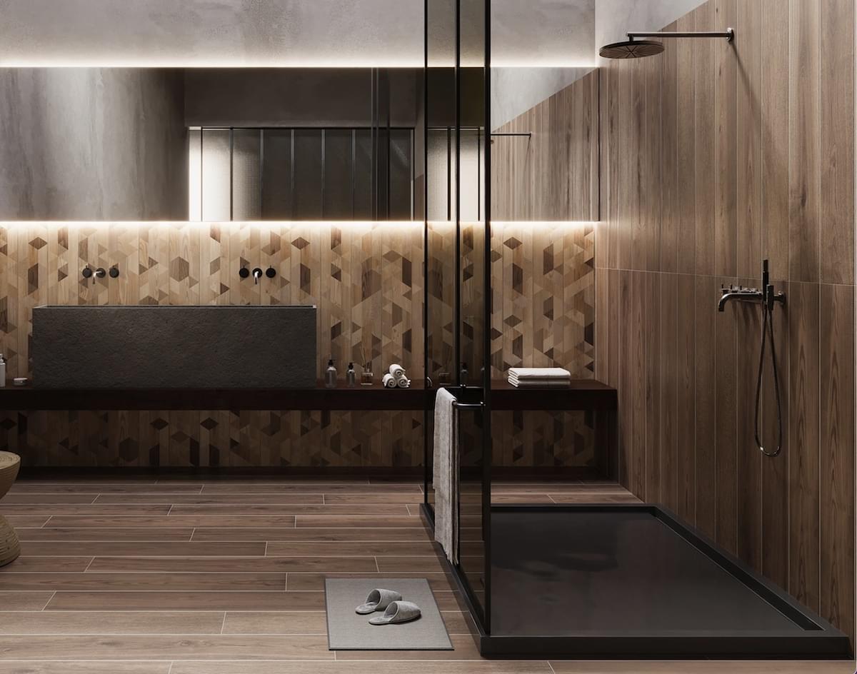 wood effect porcelain tiles