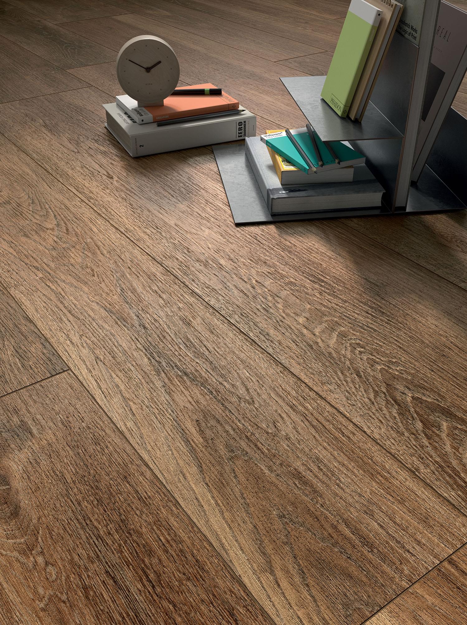 walnut  porcelain tiles