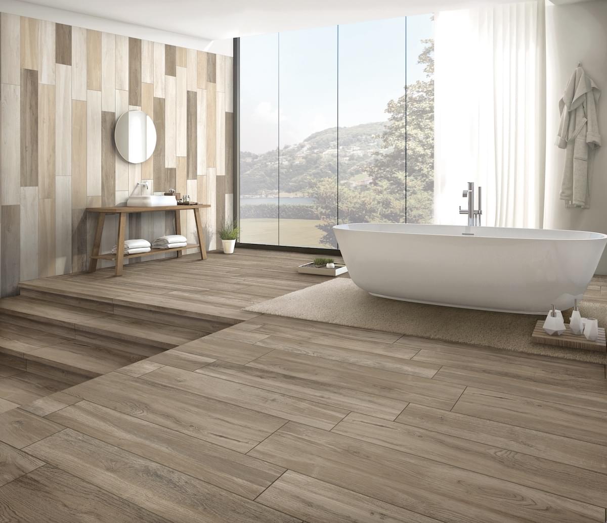 wood effect porcelain tiles