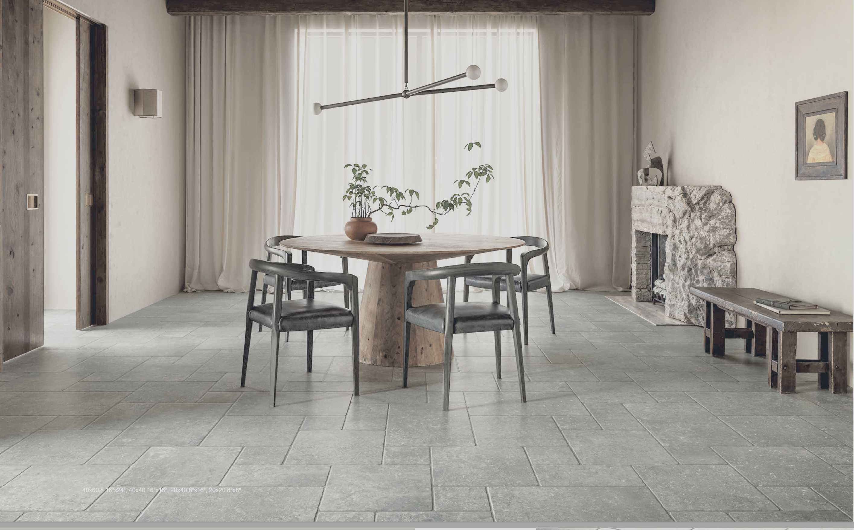 very realistic Italian stone tiles